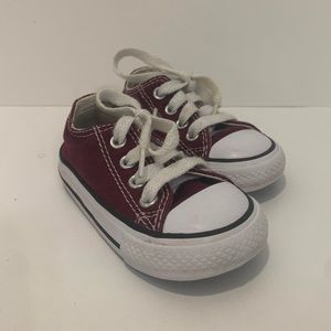 Maroon Toddler Converse